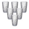 Komplet szklanek wysokich LEAVES 390ml 6 sztuk
